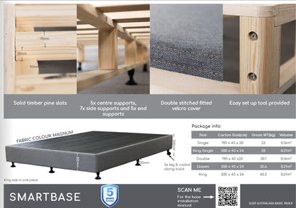 Smart bed base