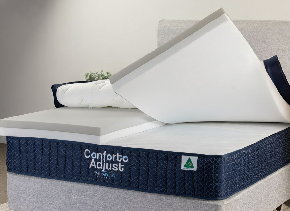 Conforto Adjust Mattress - Centered Text