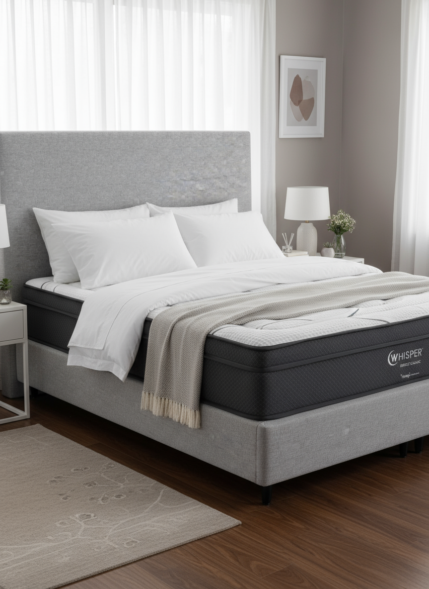 Whisper Breeze mattress on Nowra bed